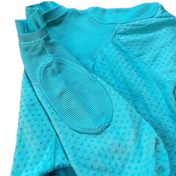 Vintage 80s Winners Choice Sky Blue Sweetheart Sweater - Picture 5 of 9